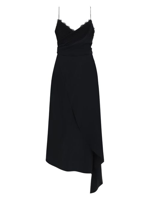 Midi Dress With Lace
