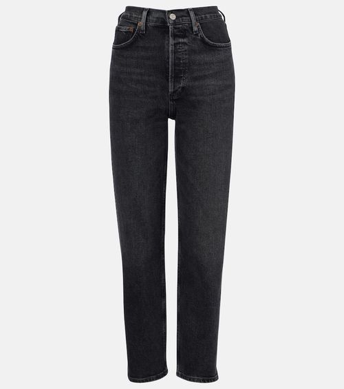 90's Pinch Waist high-rise straight jeans
