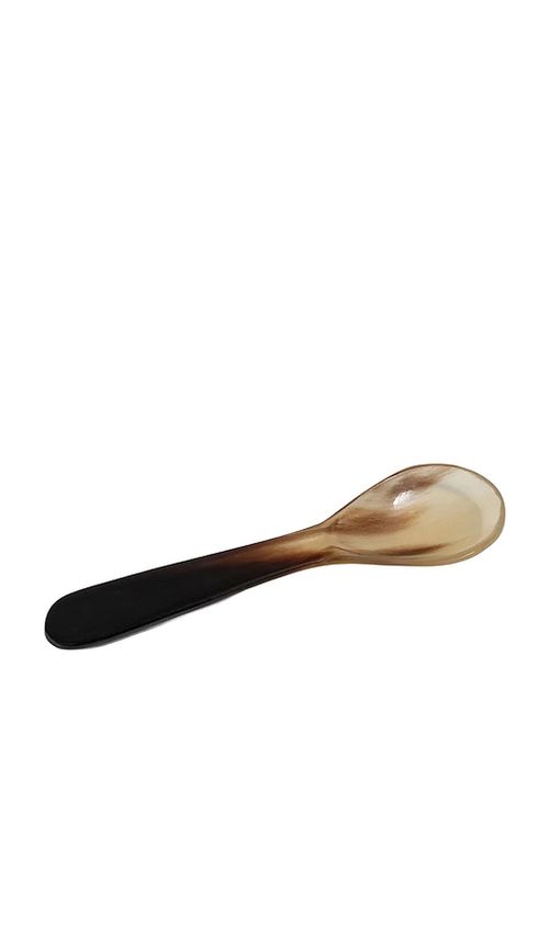 The Favorites Set Horn Condiment & Caviar Spoon en Brown