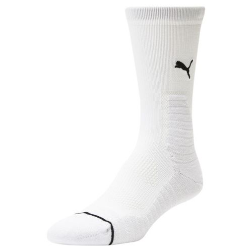 PUMA Men's Basketball Crew Socks 1 Pack in White