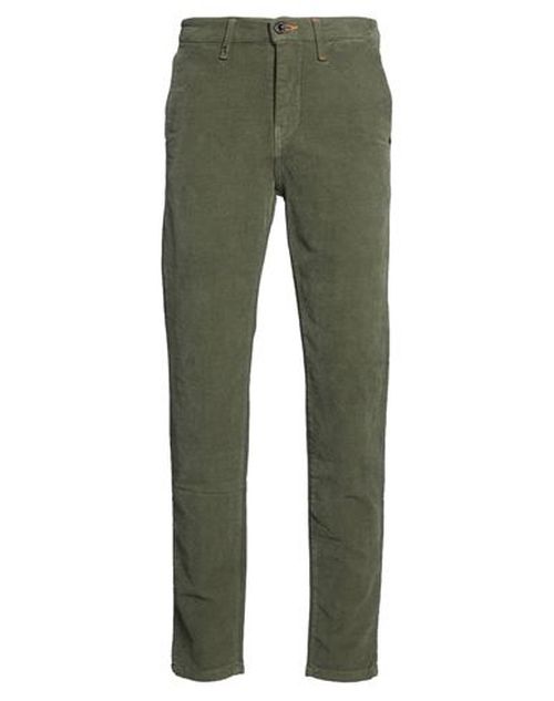 Man Pants Military green Size 26 Cotton, Elastane