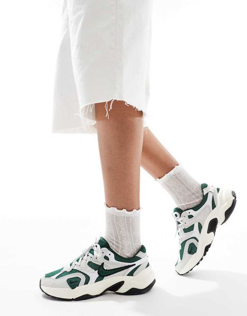 AL8 sneakers in white and green