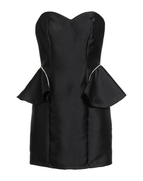 Woman Mini dress Black Size M Polyester