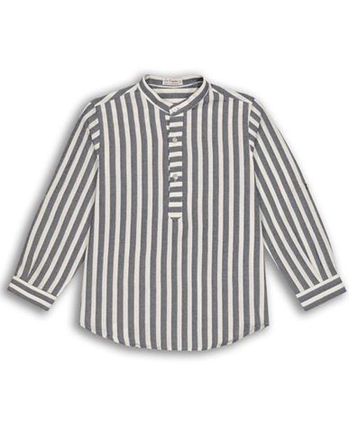 Kid Boy Shirt Navy Size 10 Organic cotton, Recycled cotton, Recycled PES