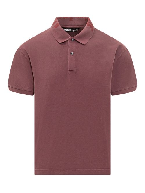 Red Solid Shirt Collar Polo