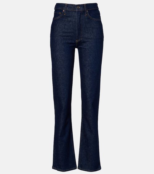 90's Pinch Waist high-rise straight jeans