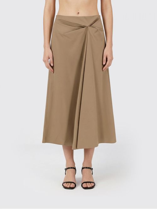 Skirt Woman color Sand