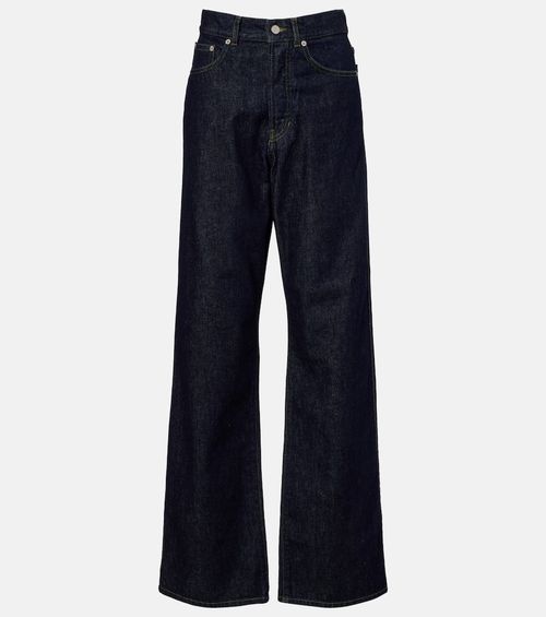 High-rise wide-leg jeans
