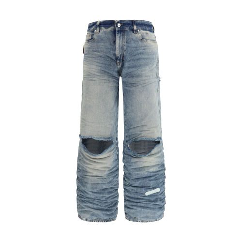 PDF Channel Blue Viscose Relaxed Fit Men's Jean