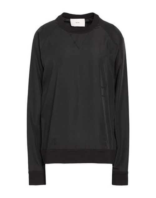 Woman Top Black Size 0 Polyester, Cotton, Elastane