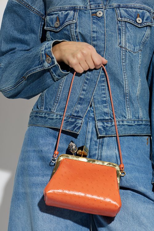 "Berlingot" Shoulder Bag, Women's, Orange