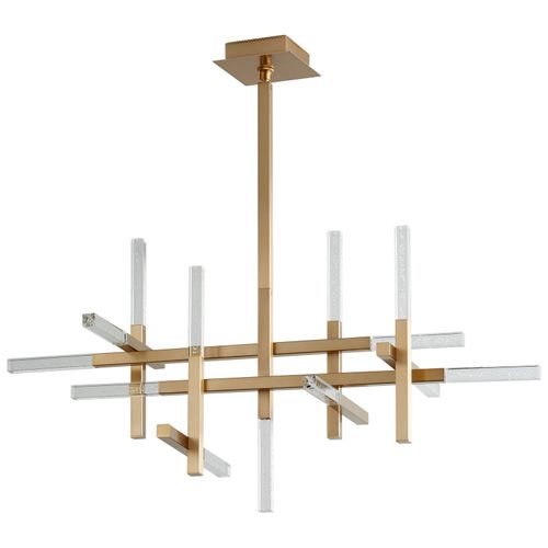 Aged Brass LED Ceiling Mount from the Atlantis Collection