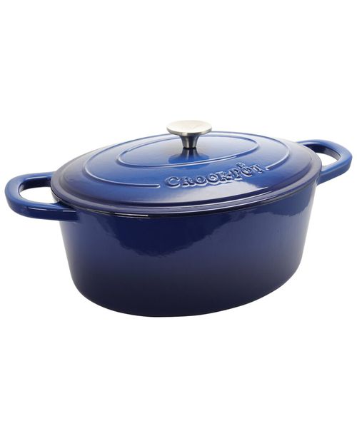 Crockpot Artisan 7qt Enameled Cast Iron Oval Dutch Oven