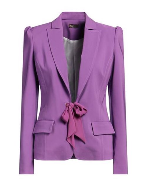 Olla Parég Woman Blazer Purple Size 2 Polyester, Elastane