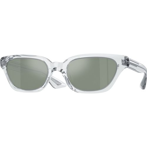Oliver Peoples Woman Oliver Peoples OV5512SU 1983C 11015C Sunglasses Acetate Transparent Silver Cat Eye Mirror