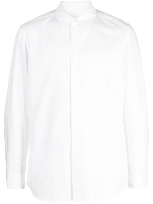 Long-sleeve button-up shirt - White