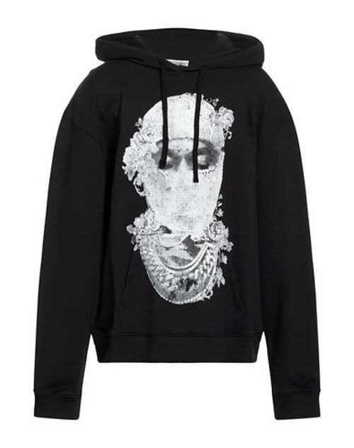 Man Sweatshirt Black Size XXL Cotton