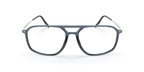 Silhouette Illusion Lite Fullrim 2969/75 4610 Men's Eyeglasses Blue Size 55 - Blue Light Block Available
