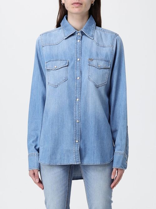 Shirt Woman color Denim