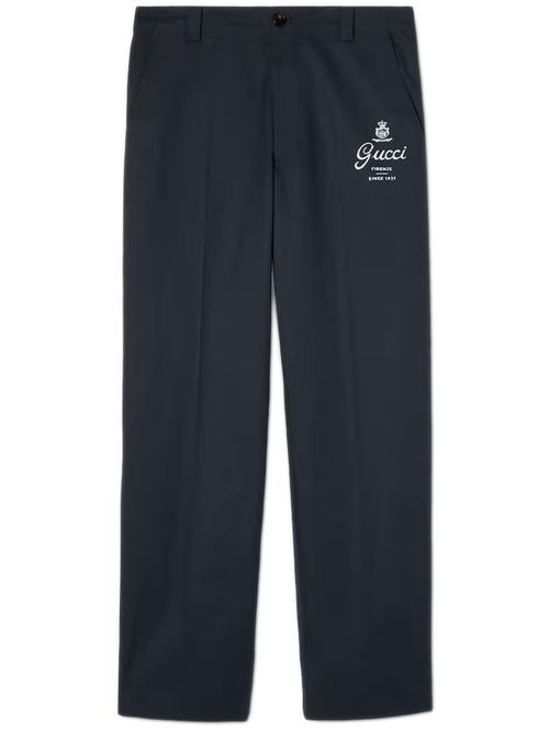Firenze Since 1921 Print Cotton Mini Belt Loop Ski Pants with Pockets