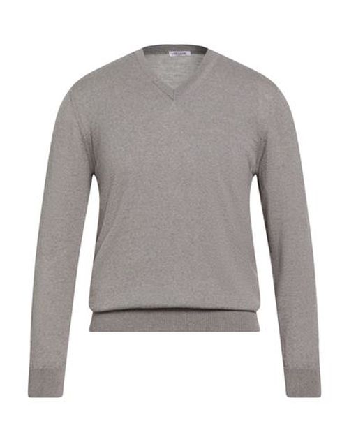 Man Sweater Taupe Size 46 Merino Wool
