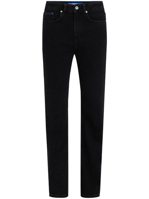 High-rise straight-leg jeans - 1BJ
