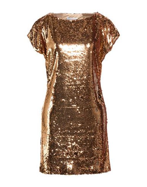 Woman Mini dress Copper Size 4 Polyester, Elastane