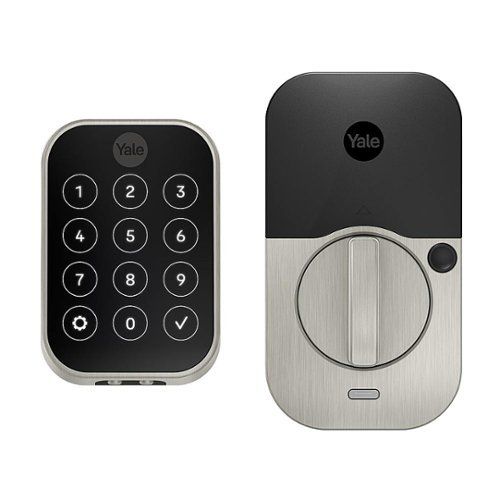 Assure Lock 2 Plus Smart Lock Wi-Fi Replacement with Home Keys, Electronic Guest Keys, and Keypad Access - Satin Nickel