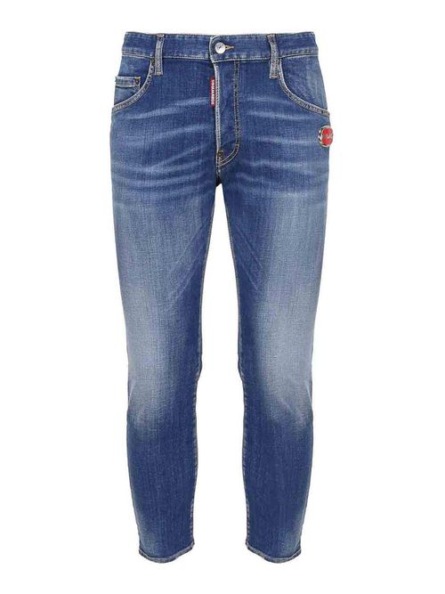 Five Pockets Jeans In Cotton Denim