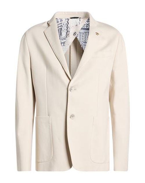 Man Blazer Cream Size 46 Viscose, Nylon, Elastane