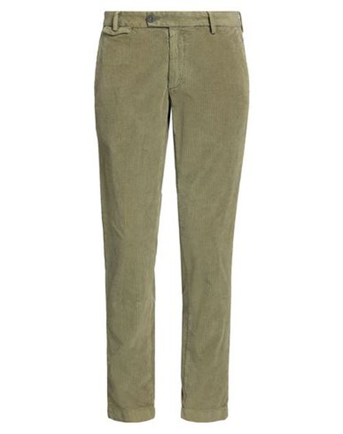 Patrizio Piscaglia Man Pants Military green Size 30 Cotton, Elastane