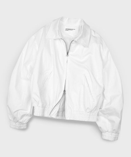 Oversized Utility Cotton Blouson Zip-up Jacket