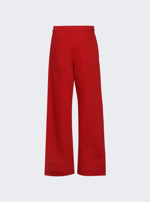 Signature Baggy Fit Denim Bright Red