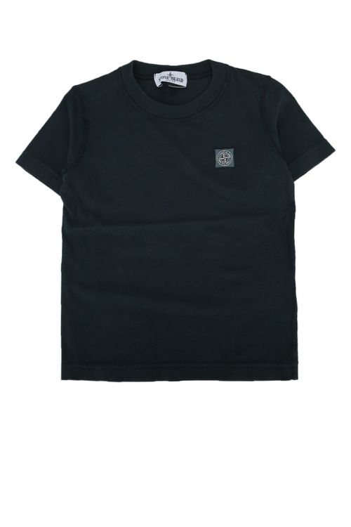 Logo-Embroidered Cotton T-Shirt — Navy