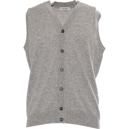 Kangra Cashmere Gilet Senza Maniche Rasato Calato