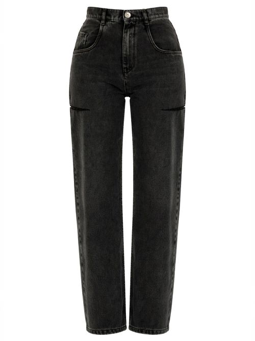 Cut-Out Detail Jeans - Size 40