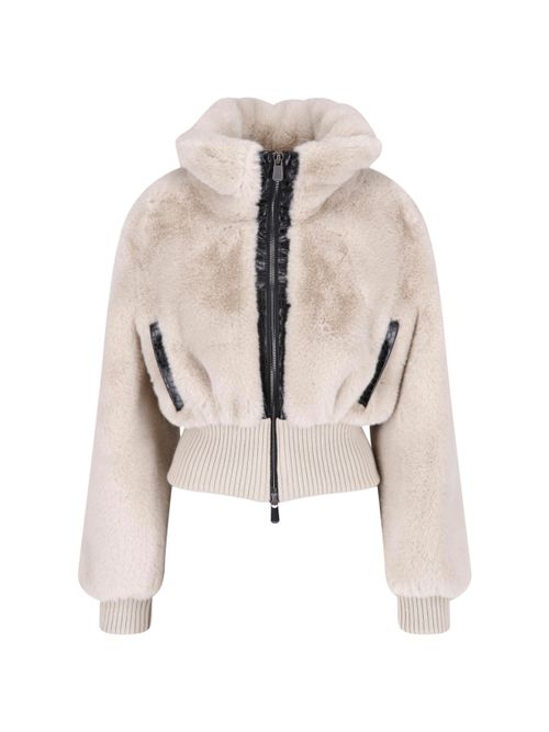 Women's Cropped Utility Jacket with Textured Finish