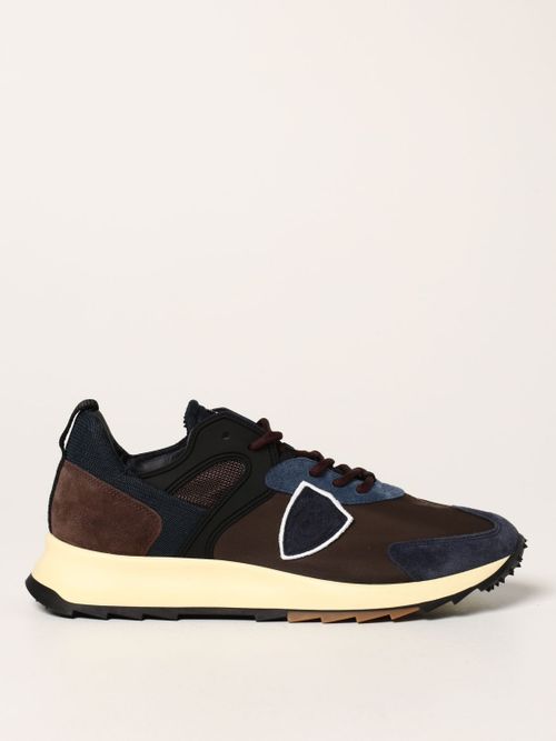 Royale sneakers in nylon and suede