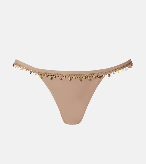 Beach Quartz embellished bikini bottoms