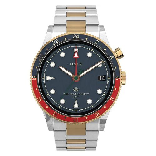 Waterbury GMT Quartz Blue Dial Mens Watch TW2U90600VQ