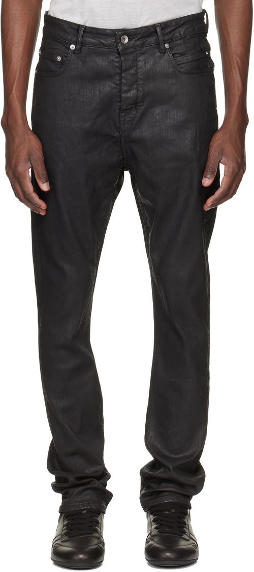 Black Temple Detroit Cut Jeans