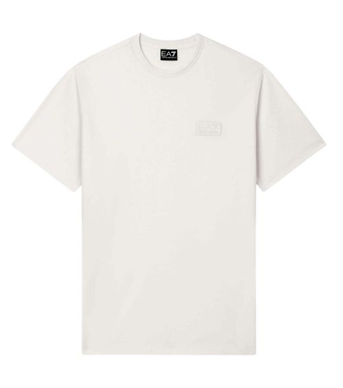 Natural Solid Crew Neck T-Shirt