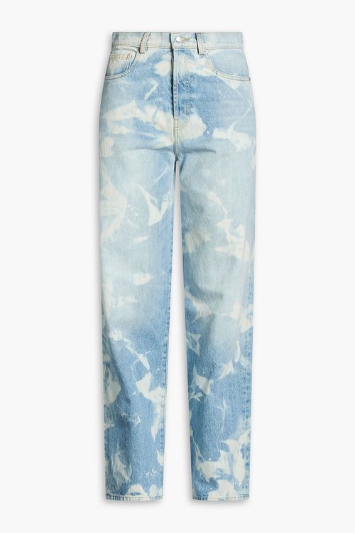 Bleached denim jeans - Blue - 36