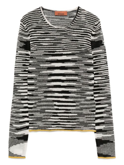 Striped T-shirt - Black