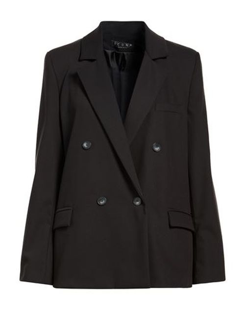 Woman Blazer Black Size 10 Polyester, Tencel, Elastane