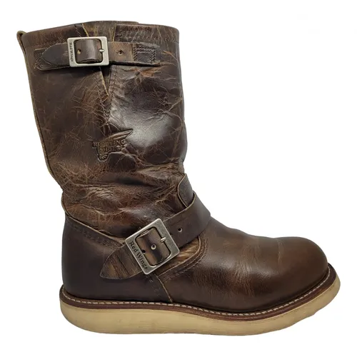 Ankle boots Leather for Female 37.5 EU