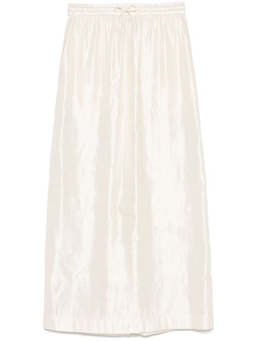 Satin maxi skirt - Neutrals