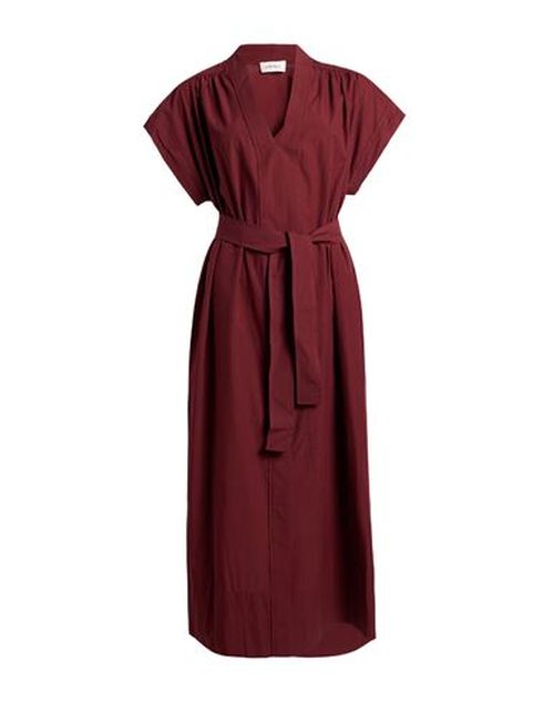 Woman Midi dress Garnet Size 6 Cotton