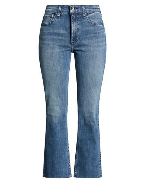 Woman Jeans Blue Size 27 Cotton, Polyurethane, Elastane