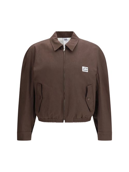 Work Cotton Gabardine Jacket — Brown
